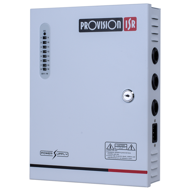 POWER SUPPLY 12AMP 16WAY 12VOLT