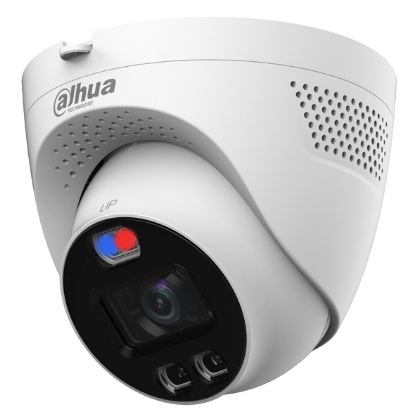 DAHUA BALL DOME 2MP 2.8MM (108°) LENS 40M IR (Smart Dual Light; Active Deterrence) - DH-HAC-ME1239TQ-A-PV