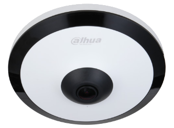 DAHUA PANORAMIC FISHEYE 5MP 360°CAMERA INDOOR (SMD+; WDR; Heat Map; Mic; Alarm; Audio) - DH-IPC-EW5541-AS